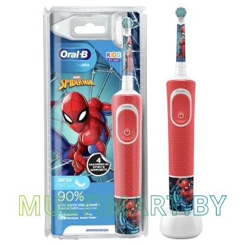 Электрическая зубная щетка Oral-B Kids Spiderman D100.413.2K